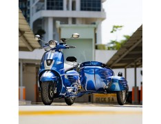 Sidecar Scooter Peugeot Django Blue Edition